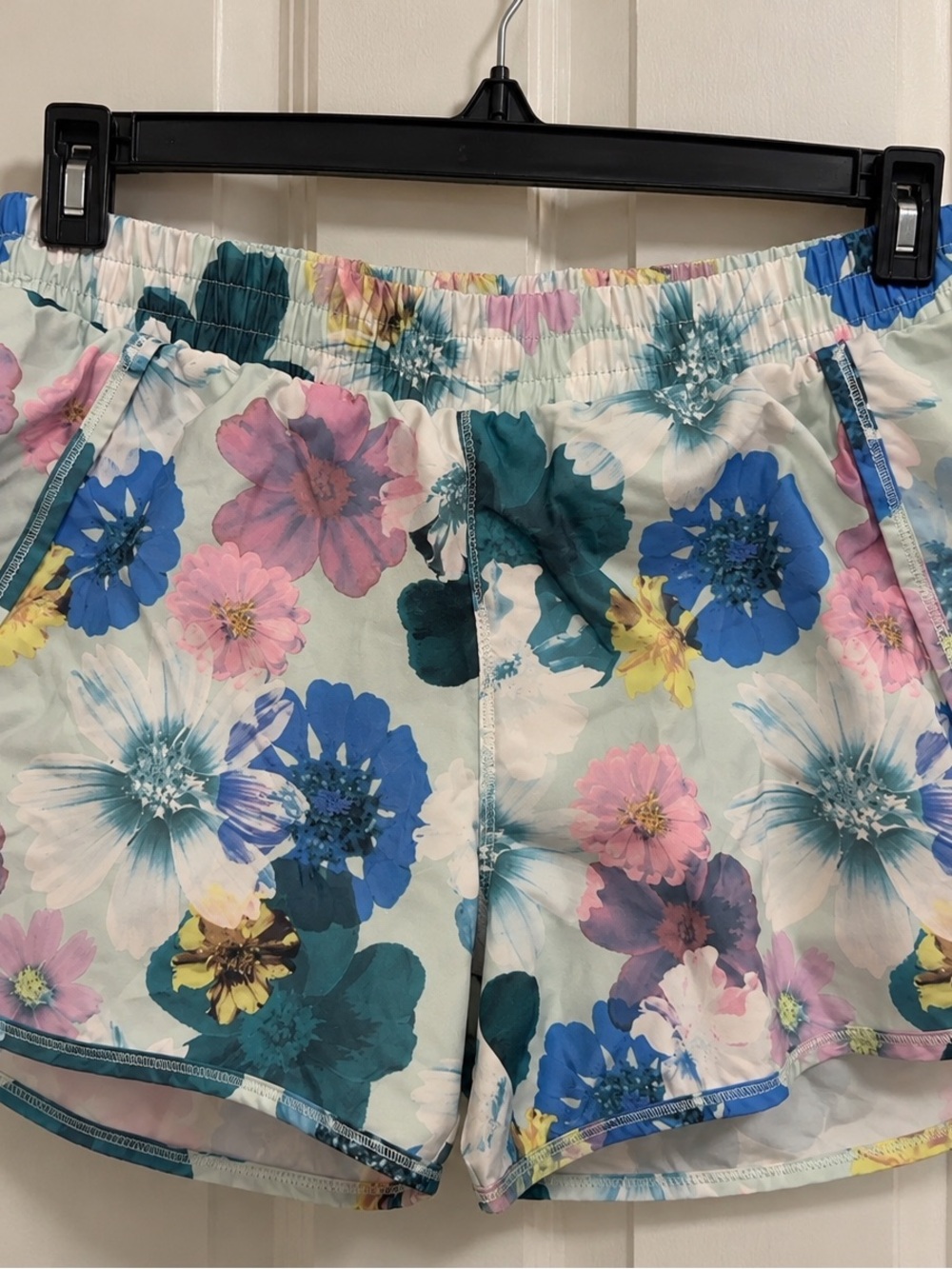 all in motion Floral Athletic Shorts - Blue, Pink & Green